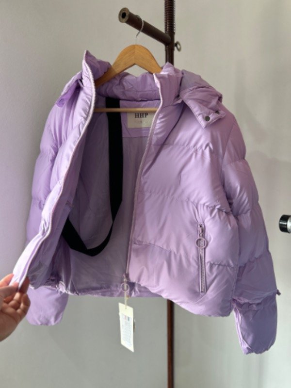 Producto - Puffer rosa/lila