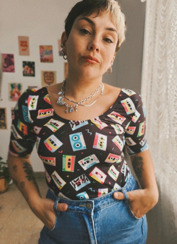 Producto - Remera Tita "Casettes"