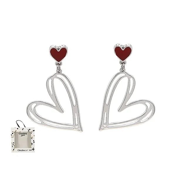 Producto - ARO ACERO OREIRO LOVE CORAZON COLGANTE GRANDE