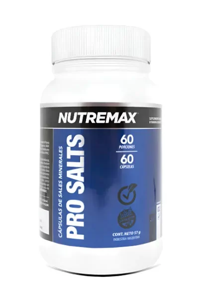 Producto - Nutremax Pro Salts Capsulas Electrolitos Hidratacion 60caps Sin Sabor