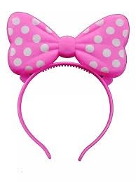 Producto - VINCHA RIGIDA LUMINOSA MOÑO ROSA