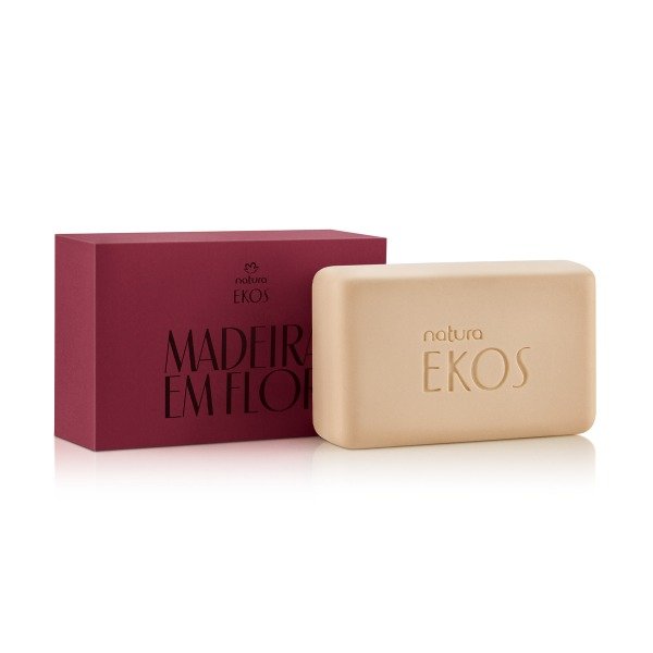 Producto - Ekos madeira en flor jabón en barra puro vegetal 100g.