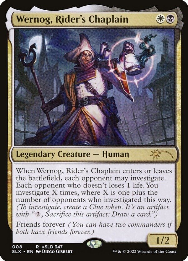 Producto - Wernog, Rider's Chaplain  Secret Lair Exclusives