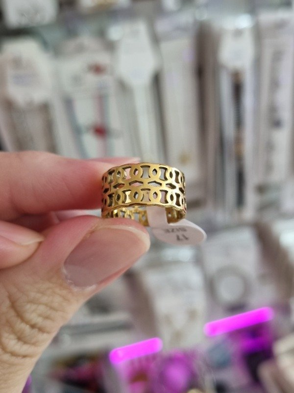 Producto - Anillo Calado Dorado - 1