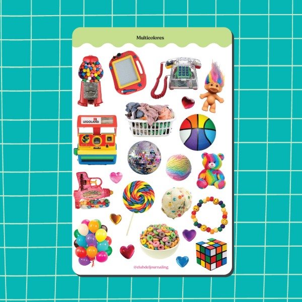 Producto - Stickers Multicolor - Rainbow Dopamina