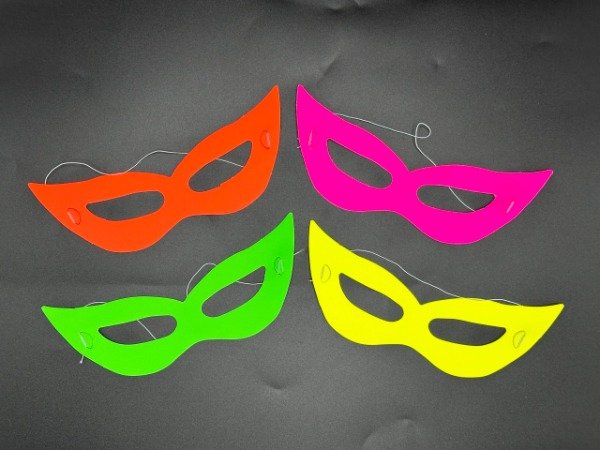 Producto - YJ0670 Antifaz Papel Color Fluor 200U