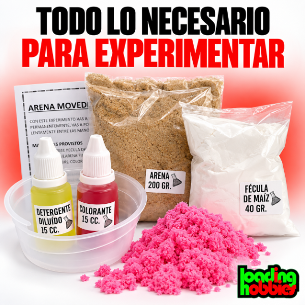 Producto - Mini Juego De Ciencia 3 Kit Arena Movediza Niños +4 Años - 1