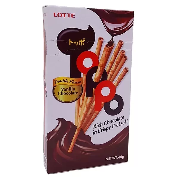 Producto - Toppo de vainilla rellenos de chocolate