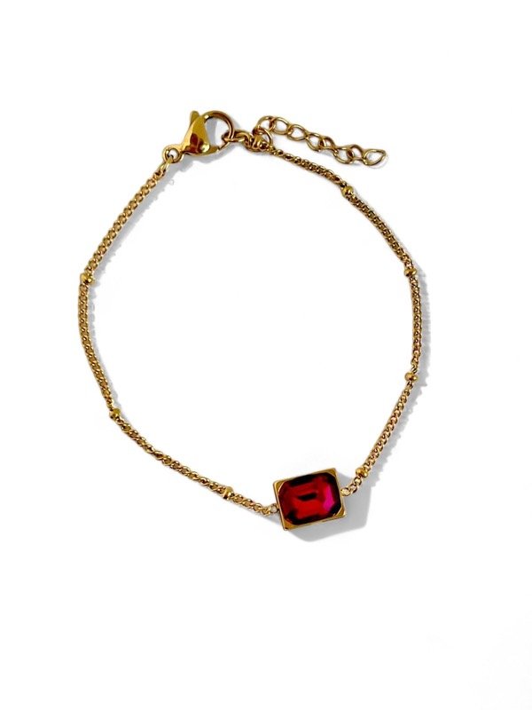 Producto - PULSERA POWERFULL GOLD ROJA