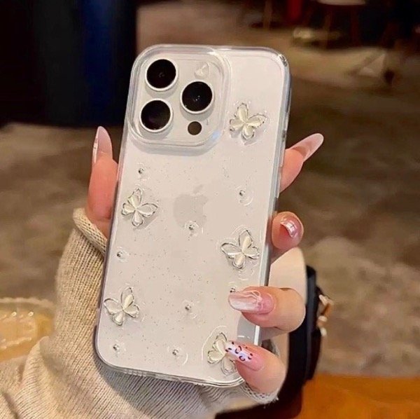Producto - Case Butterfly Glitterr