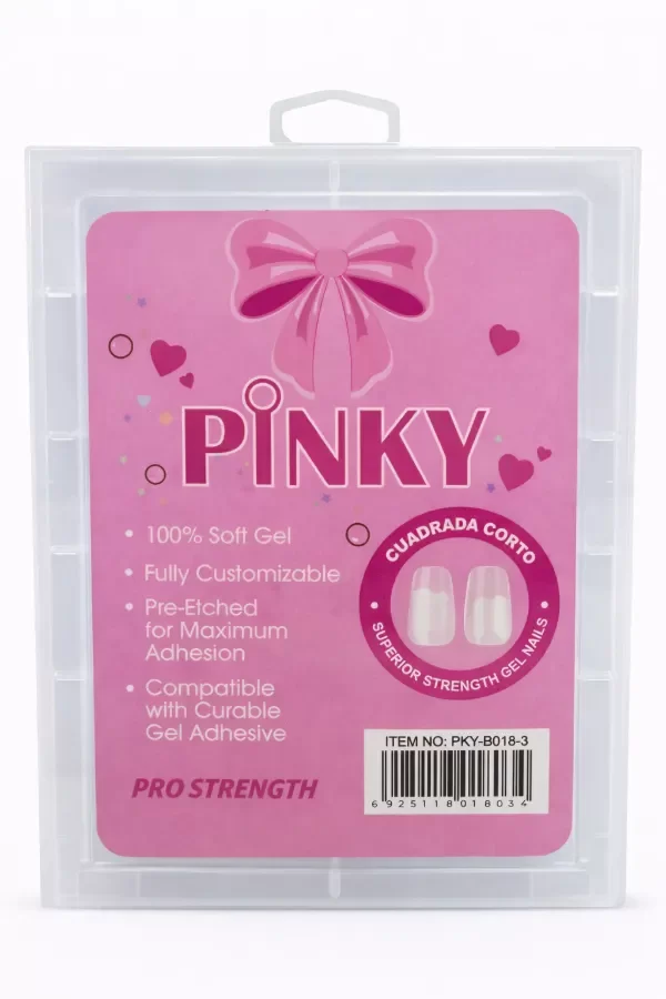 Producto - TIPS PRESS ON CUADRADO - PINKY