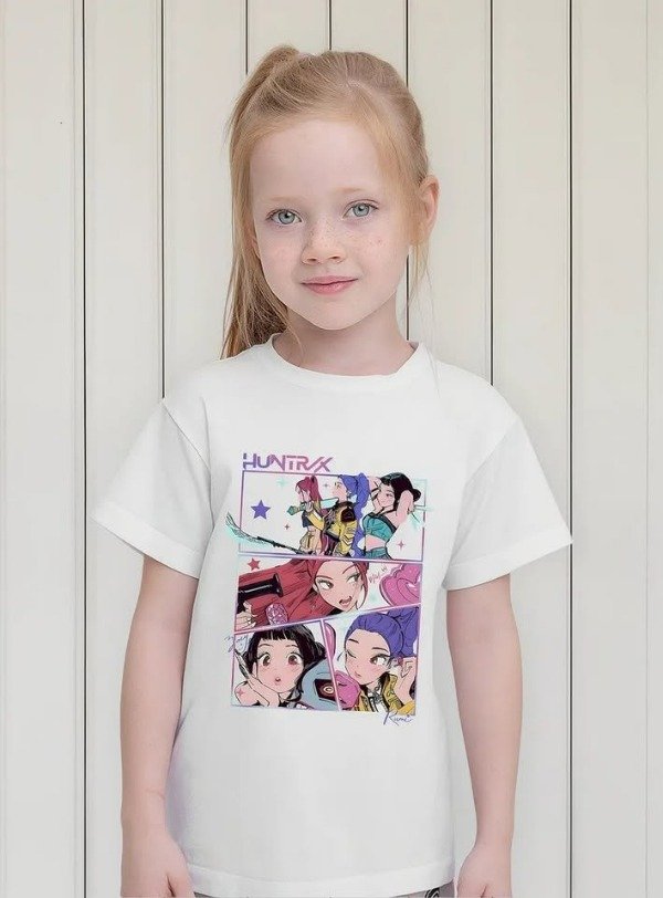 Producto - Remera Las Guerreras K-pop unisex infantil