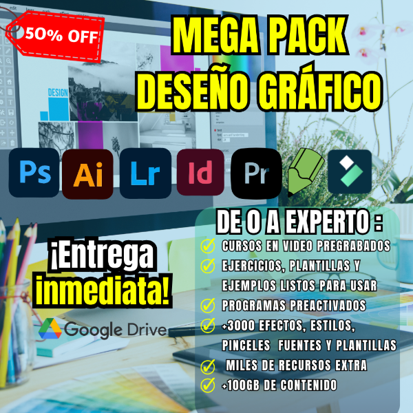 Producto - MegaPack Diseño Gráfico