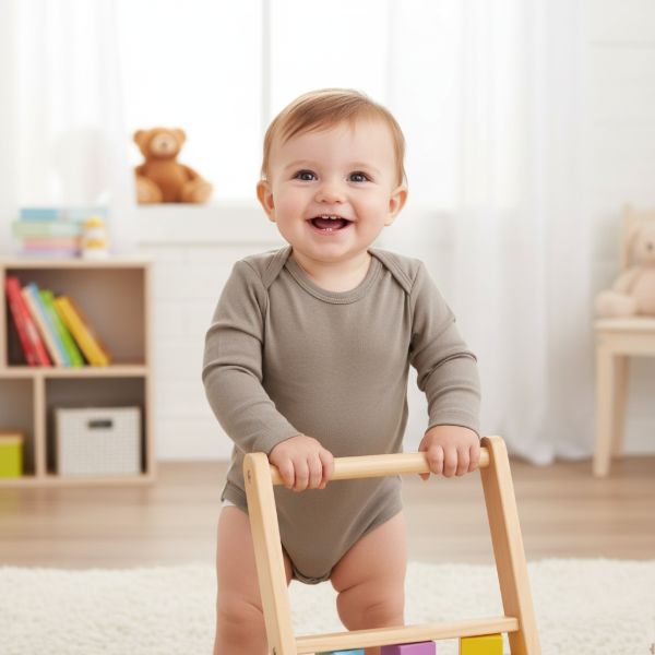 Producto - Bodys jersey peinado RN-24 meses   marrón - capuchino