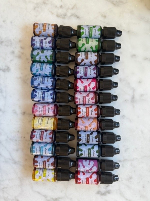 Producto - PACK EMPRENDEDOR 5 caja de colorantes multiuso vela jabon resina