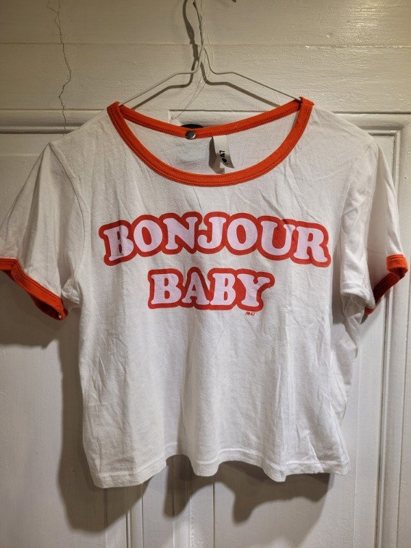 Producto - Remera 47 STREET blanca logo bonjour baby Talle 12/14 años - PRECIO: 12X