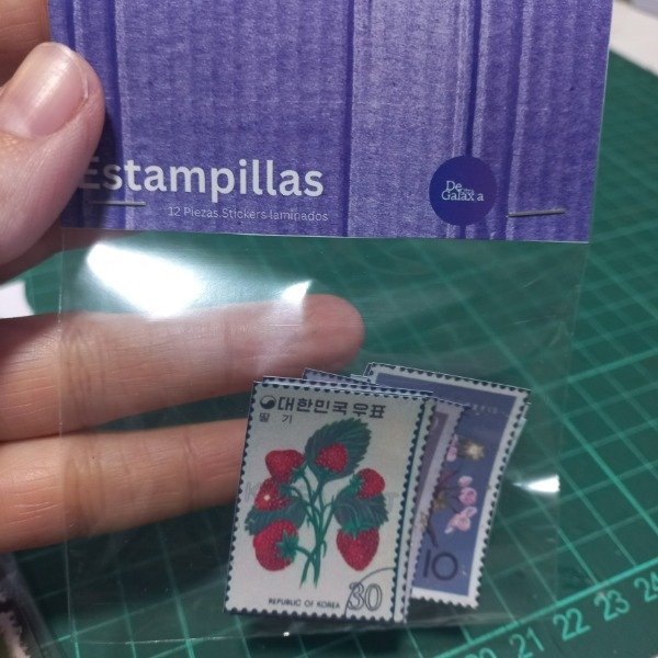 Producto - Pack stickers estampillas China x12u.