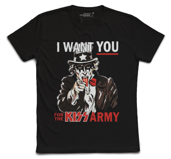 Producto - Remera Kiss - I Want You For The Kiss Army - Negra - 0