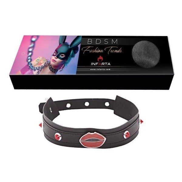 Producto - Collar Choker Boquita Roja