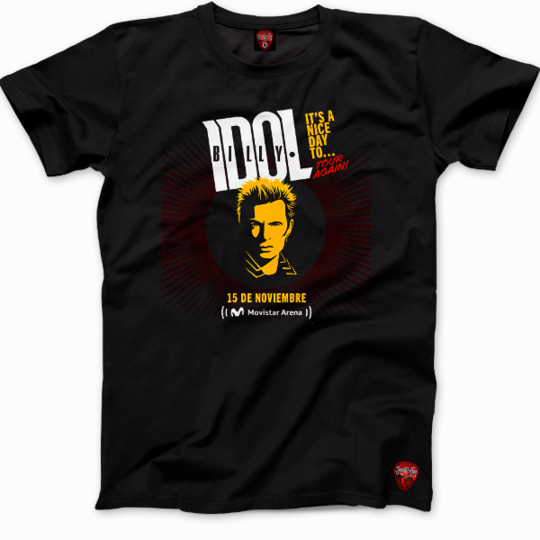Producto - Remera - Billy Idol - En Argentina 2025