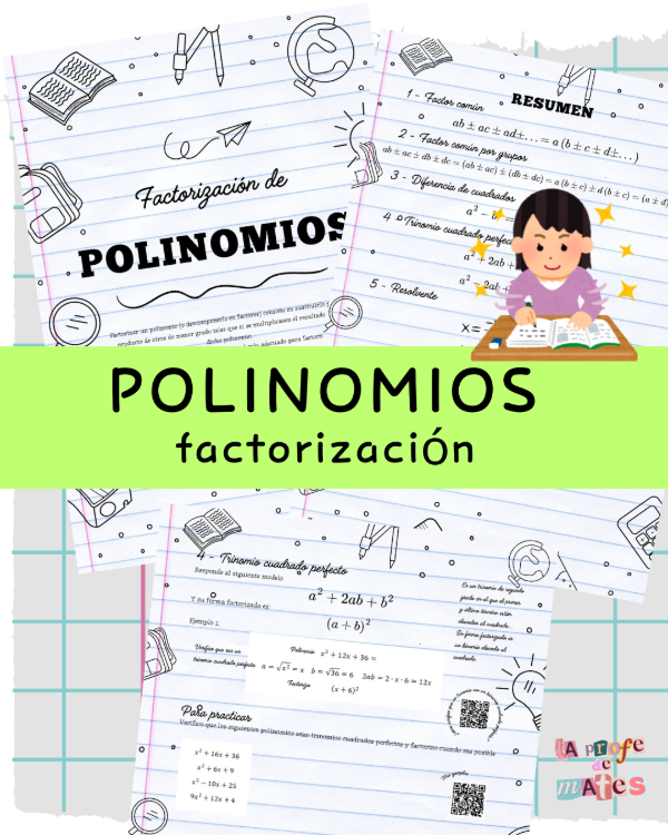 Producto - Polinomios - FACTORIZACIÓN