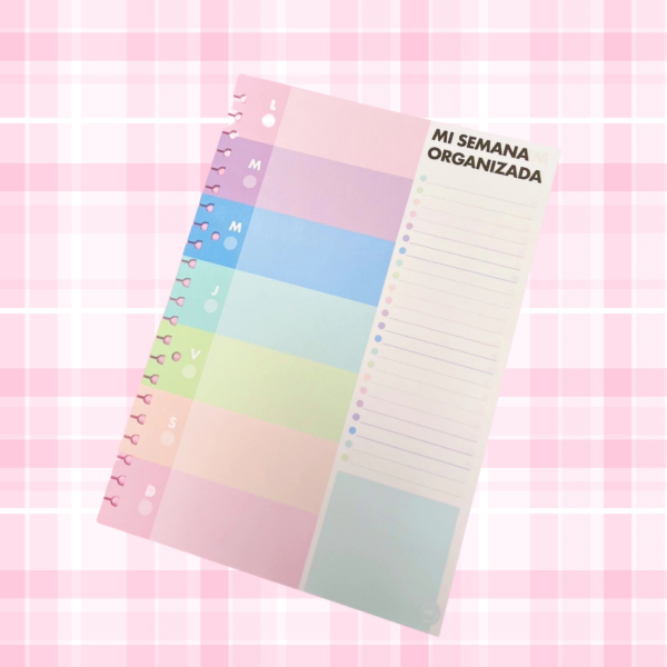 Producto - Planificador Semanal A4 Punto Cero