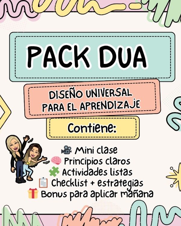 Producto - PACK DUA. DISEÑO UNIVERSAL DE APRENDIZAJE