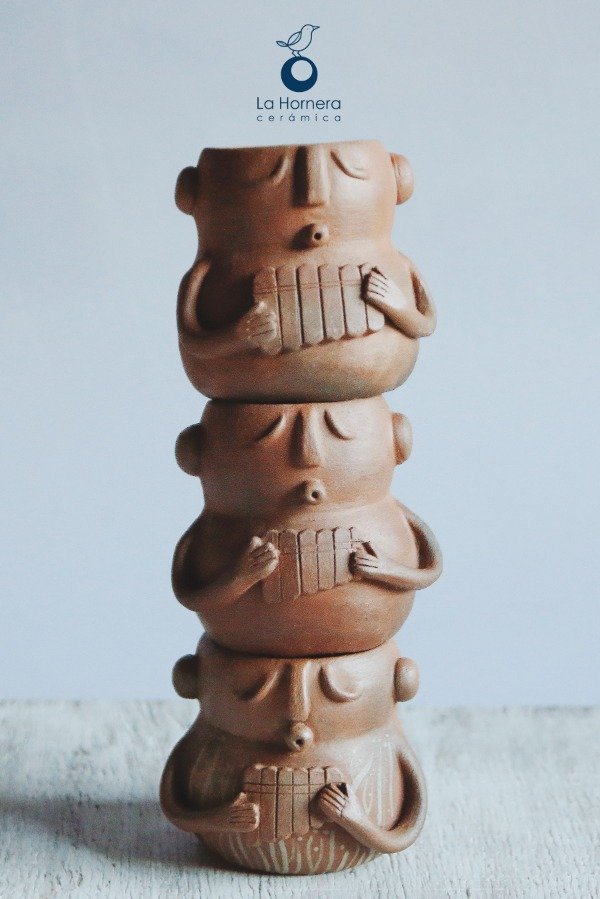 Producto - Escultura / Maceta "Siku" - Horneado a Leña (Pieza de Autor) - 1