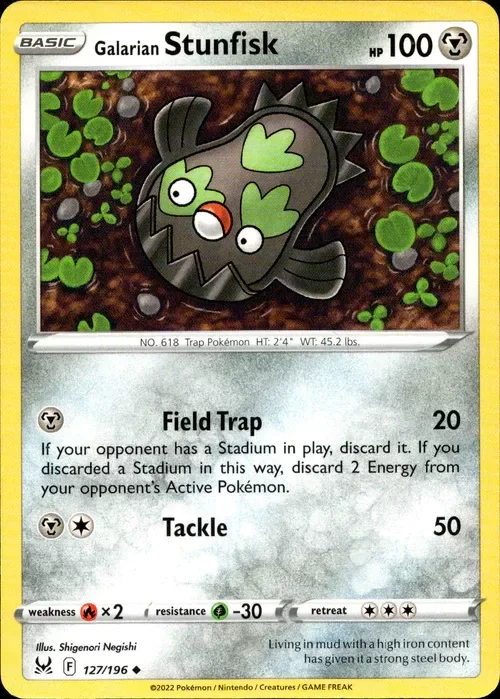Producto - Galarian Stunfisk - 127/196 - Lost Origin