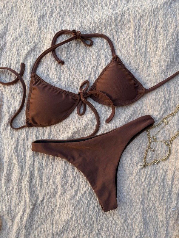 Producto - Bombacha Media Vedetina CHOCOLATE