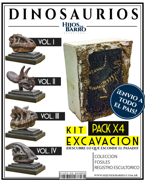 Producto - Pack Saurio-x4-Kit de excavación