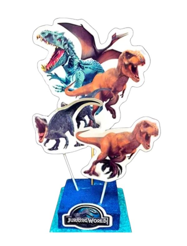 Producto - Adorno Torta Telgopor Dinosaurios