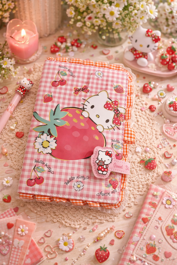 Producto - Cuaderno cute coquette Hello Kitty