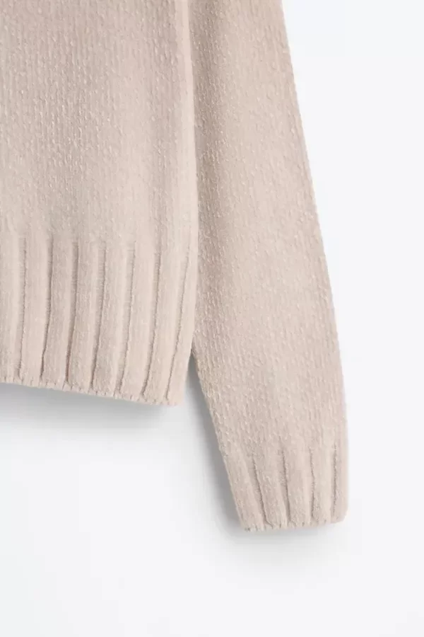 Producto - Sweater cuello redondo crudo Lefties - 3