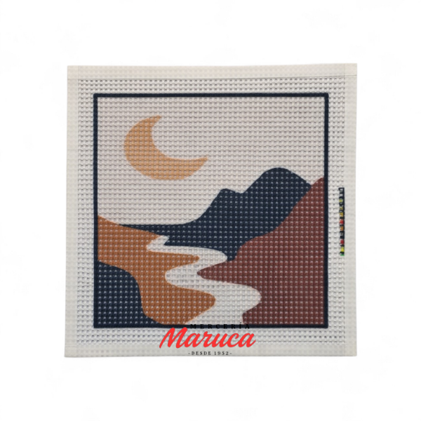 Producto - Tapiz con lanas incluidas 25 x 25. Art TÑO1500.