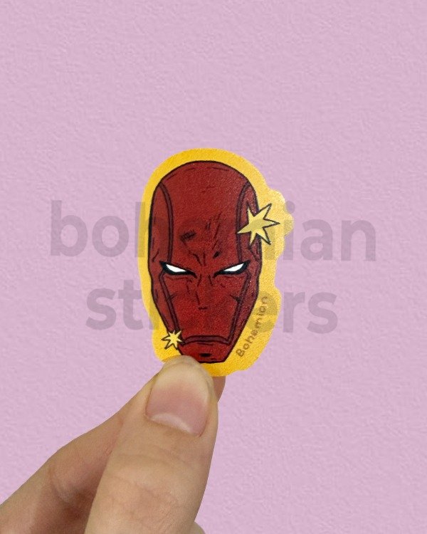 Producto - RED HOOD ROBIN - Sticker Individual de Batman / Batfamily / DC