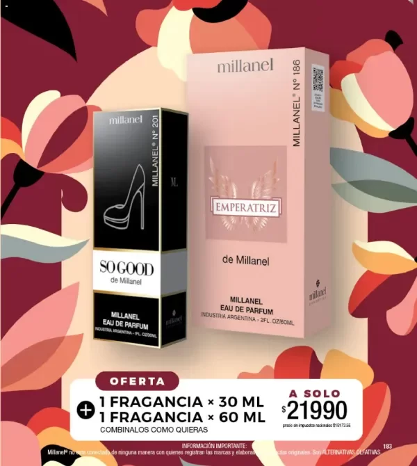 Producto - Combo femme una 30ml y una 60ml iguales o diferentes - 0