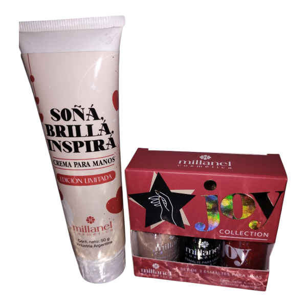 Producto - Kit joy collection x 3 esmaltes+crema hidratante para manos