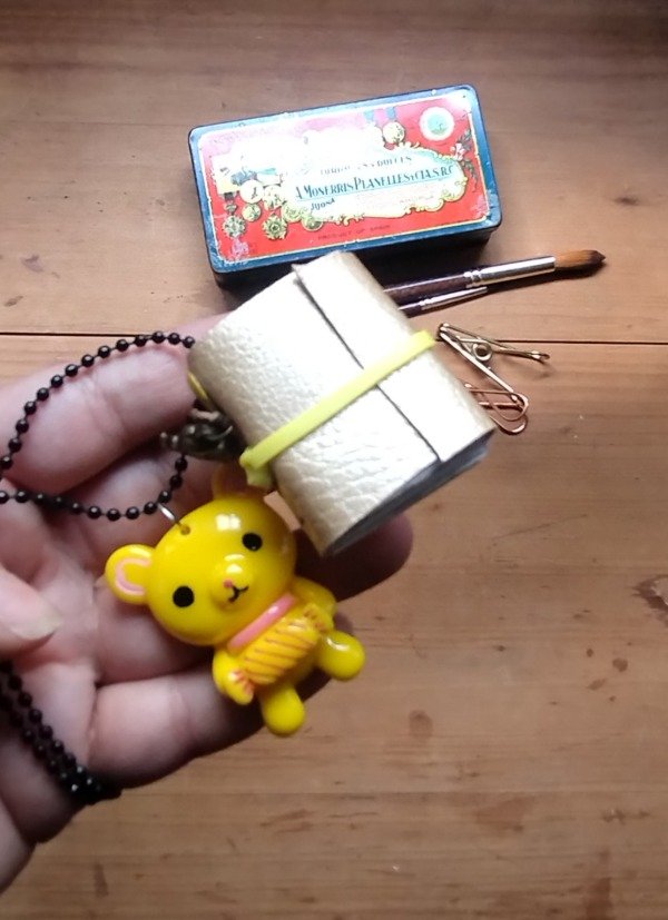 Producto - Collar con mini bitácora journal o acuarela - 8