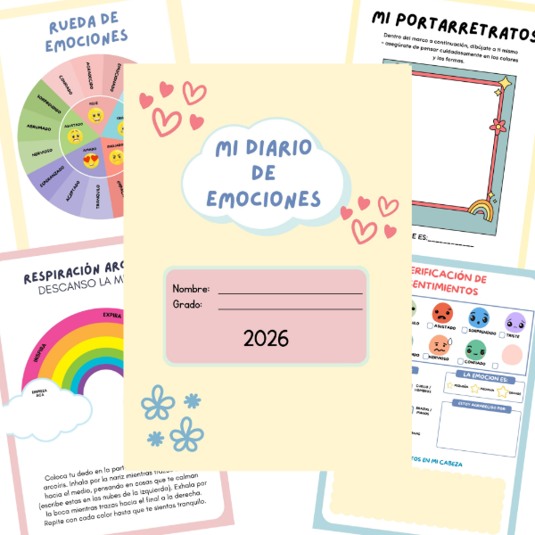 Producto - Diario de Emociones - Actividades infantiles - PLA04