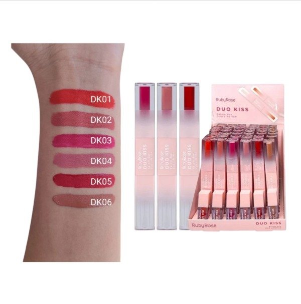 Producto - LABIAL MATTE LÍQUIDO DÚO - RUBY ROSE
