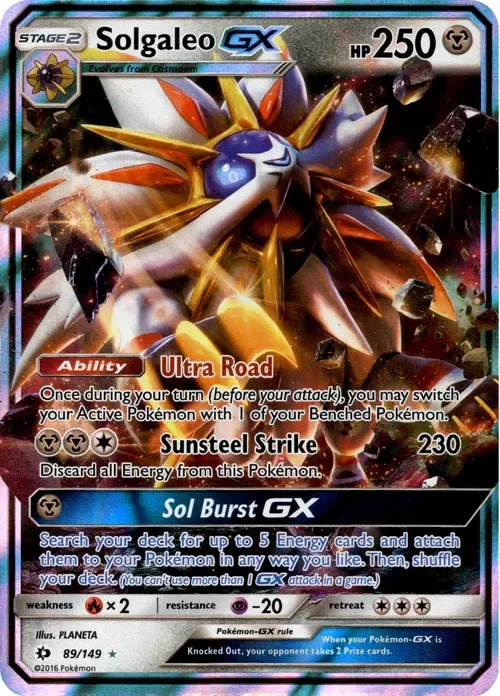 Producto - Solgaleo GX - 89/149 - Sun and Moon - Holo