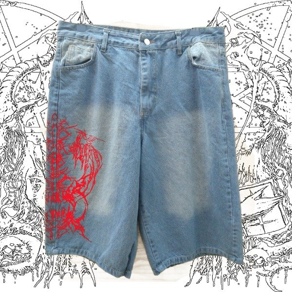 Producto - Bermuda Baggy Thread celeste LaPp