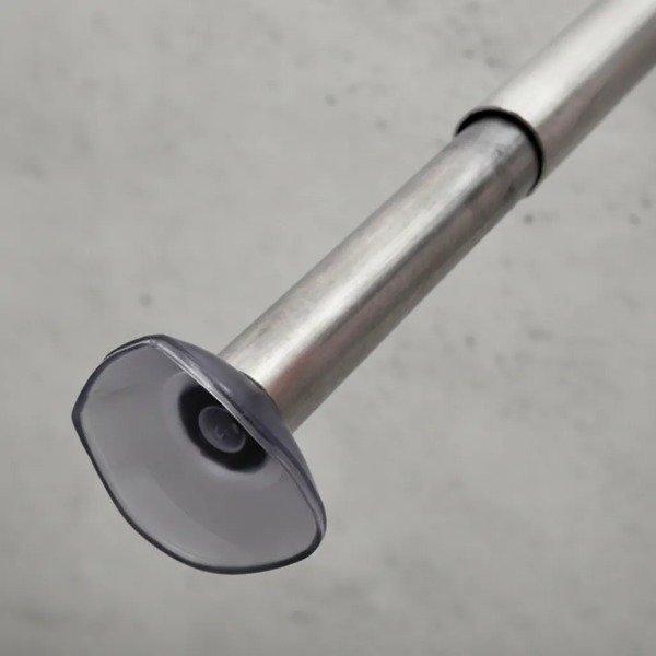 Producto - Barral Extensible, para Baño Aluminio Pulido 1 a 2 mts