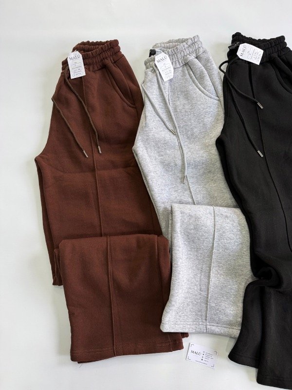 Producto - Jogger wide algodón frisado - 3