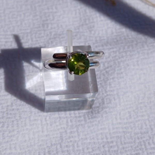 Producto - Anillo Plata 925 Peridoto Ajustable - 2
