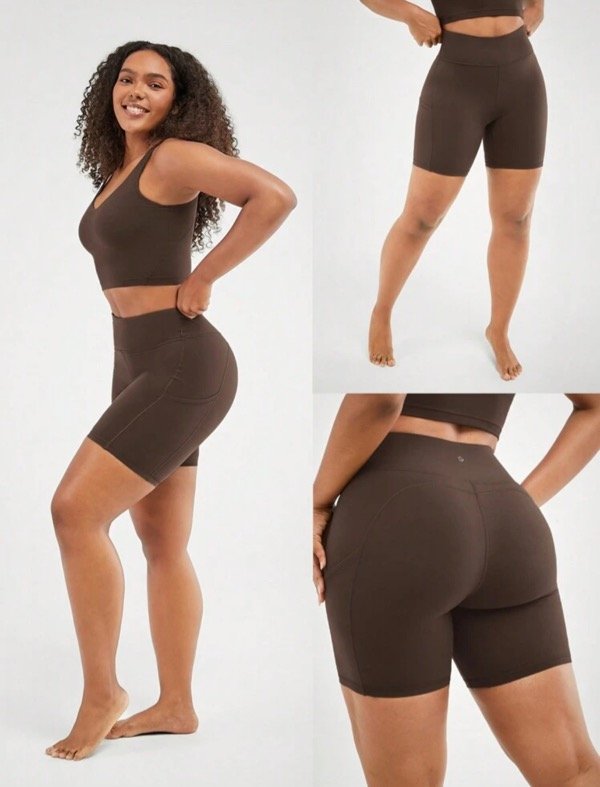 Producto - Calza corta Glow Biker cintura recta
