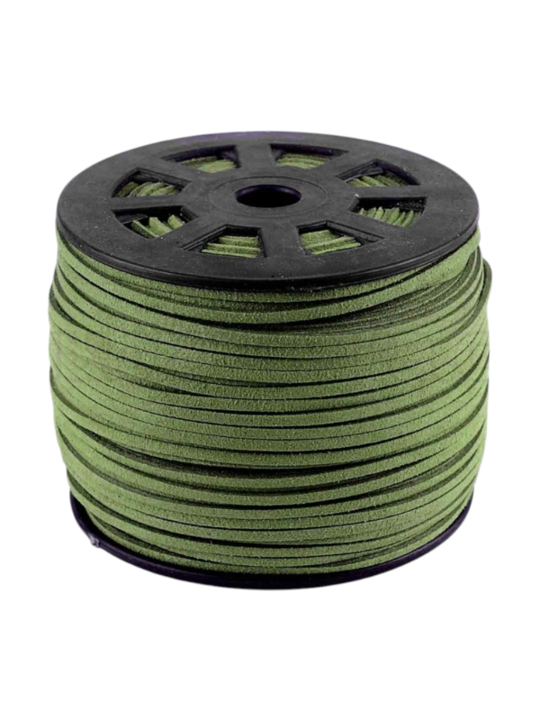 Producto - HILO DE GAMUZA VERDE MUSGO X METRO