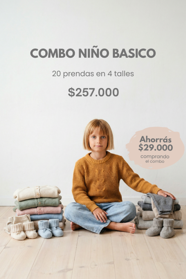 Producto - Combo Niño Basico