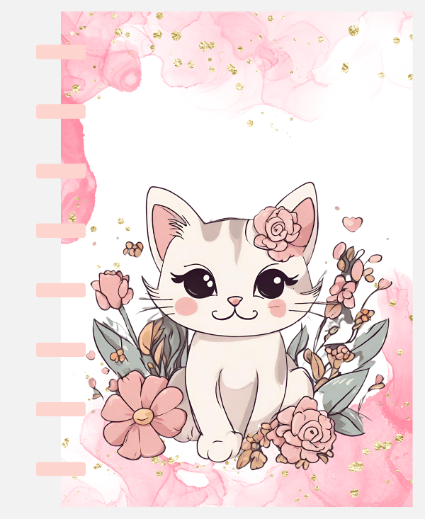 Producto - CUADERNO AMOR GATUNO - MODELO LULÚ